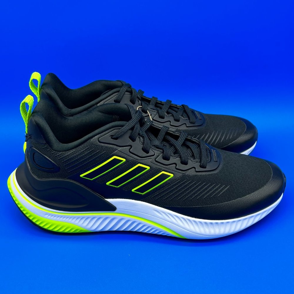 adidas AlphaMagma Guard "Black Signal Green" Running Shoes | Men's Size 7.5 - Picture 3 of 9